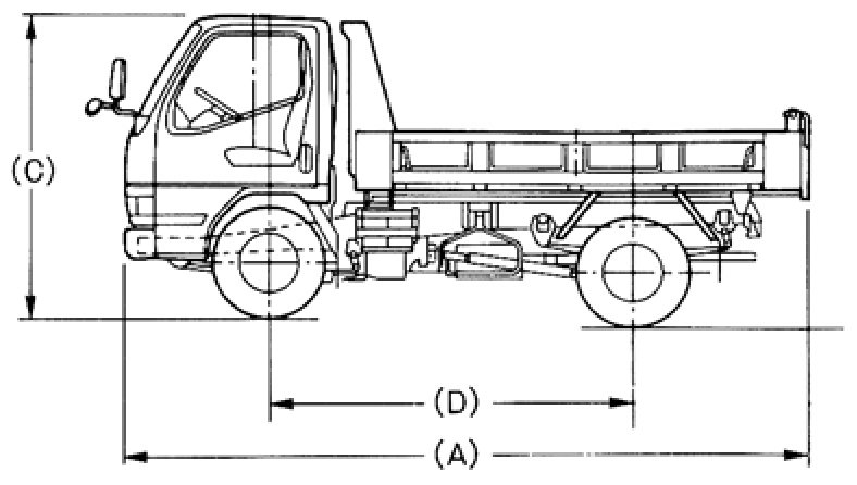 2tダンプ4WD