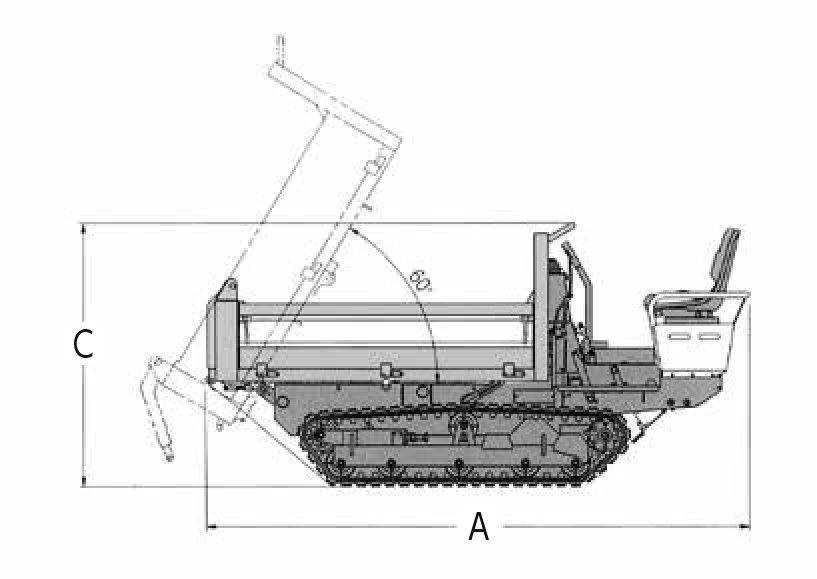 1tクローラーダンプ