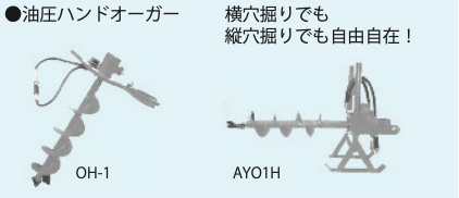 油圧ハンドツール_油圧ハンドオーガー