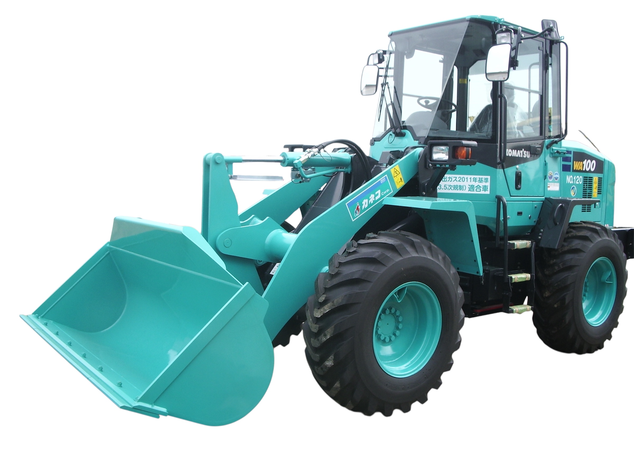 1.2㎥～1.3㎥タイヤショベル　キャブ付_